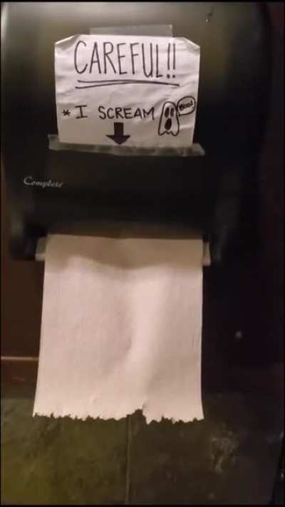 Careful, I scream