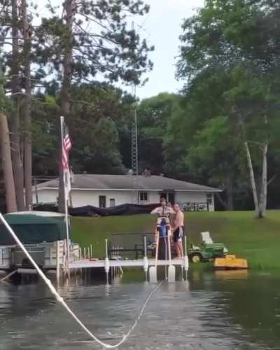 HMRB while I ski on stilts