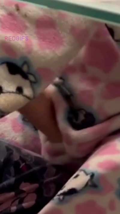 Rubbing best friend's pussy in the living room