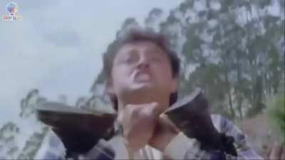 Indian fighter defying gravity