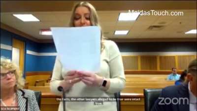 Former Trump attorney Jenna Ellis cries in court after pleading guilty.