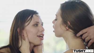Cumface licking