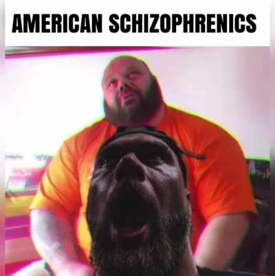 Even ‘Mericuh does schizophrenia better 😎