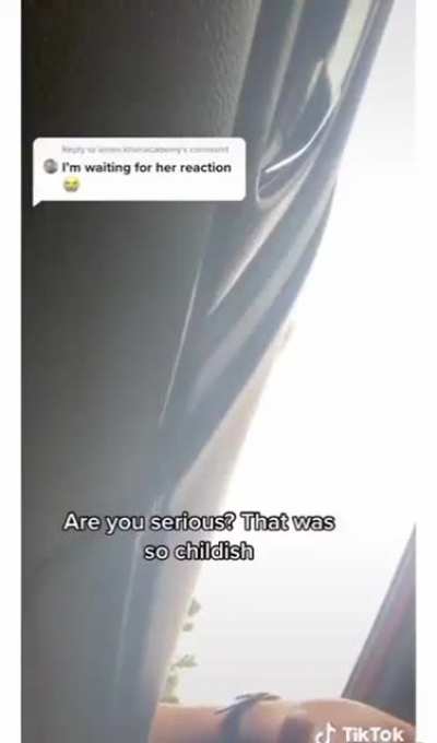 Dude pissed off with his cheating GF