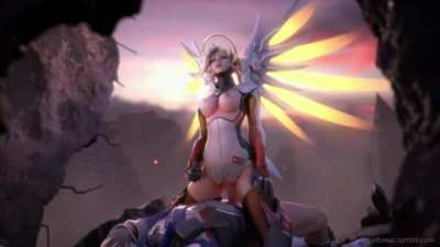 Mercy showing compassion - Witch version in comments [Over<wbr>watch<wbr>](ell<wbr>owas)