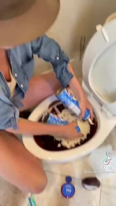 Toilet dessert