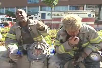 9_11 Firefighters say their devices that went off in the buildings almost killing them and that one of the planes was black.