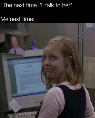 Me next time