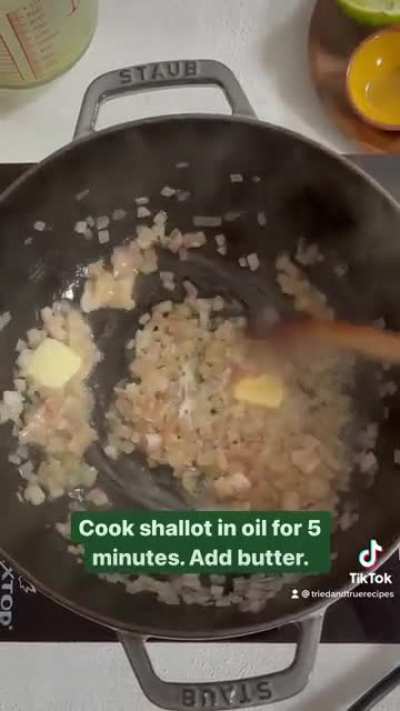 Salsa Verde Risotto! I love experimenting in the kitchen