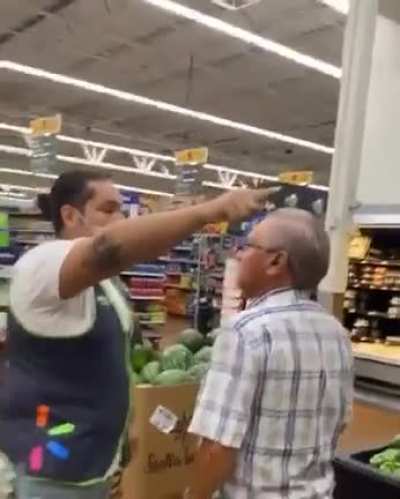 Dude thinks he’s special and doesn’t have to wear a mask on private property like everyone else.
