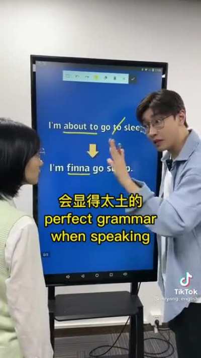 How to speak proper English…