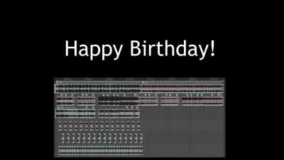 Ｈａｐｐｙ♂Ｂｉｒｔｈｄａｙ (to myself)