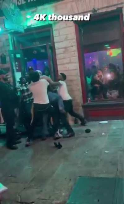 outside the club