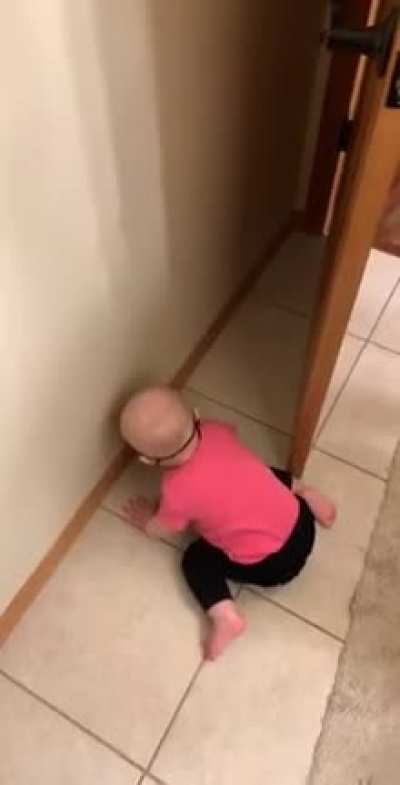 Just wanted to play with the door stop...