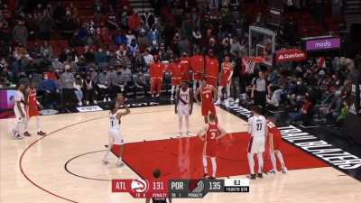 [Highlight] Anfernee Simons knocks down free-throws 7 & 8 to give him 43 in a win over the Hawks
