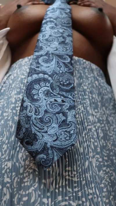 Blue office attire