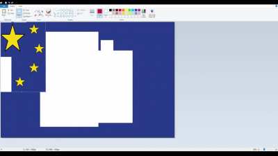 how to make the EU flag beautiful