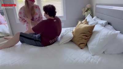 Nervous 19 year old virgin has all kinds of questions during his first sexual experience!