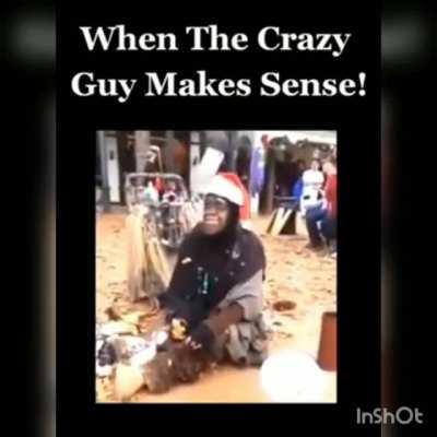 This homeless chimp is dropping some truth bombs