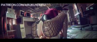 Bunny Ada riding (ArukuWaifu) [Resident Evil]