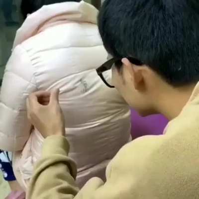 Removing ink from jacket