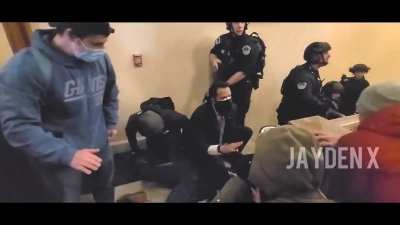 Highest Quality Video - woman shot in Washington D.C. Capitol building