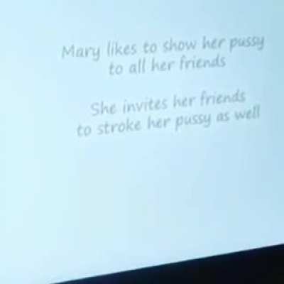 Mary's pussy