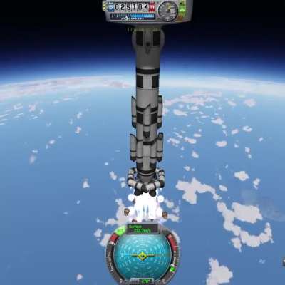 Thanks for all the great advice on my last post! I listened, redesigned from scratch and finally made it to orbit!