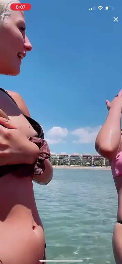 Nice nip and ass