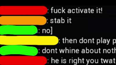 We voice acted a toxic screenshot (strong language)