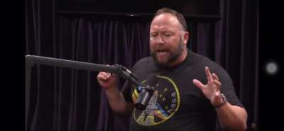 Alex Jones when he figures out Joe beat him to unraveling the black collar crime conspiracy.
