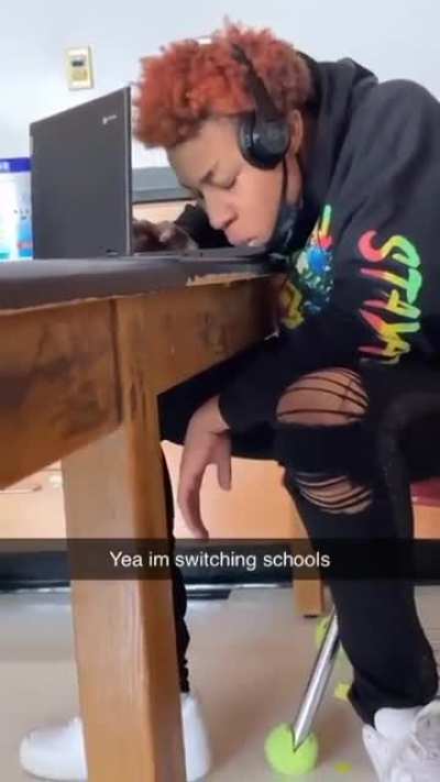 The fuck he he doing?