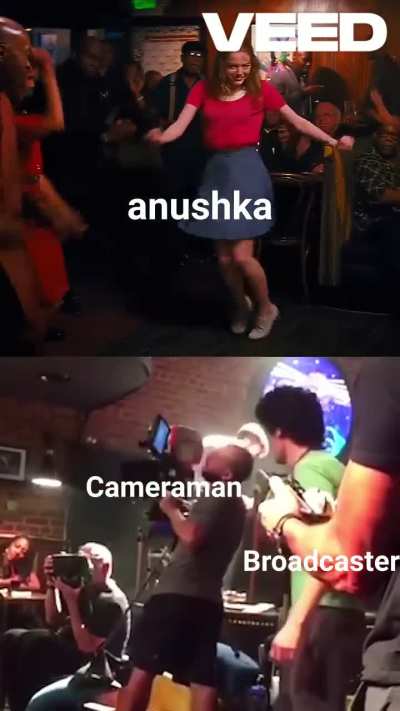 Virat plays cricket, Anuskha dance, Cameraman play tennis, Broadcaster earns. 