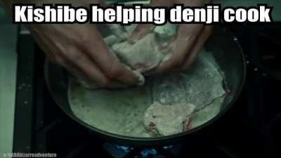 he do be cooking