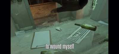 It’s time to wound myself