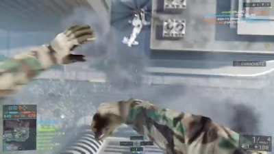 BASE jumping.