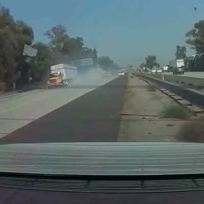 Idiot does idiot lane change and causes accident