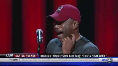 Darius Ruckers reaction when finding out he is being invited to become a member of the Grand Ole Opry which is considered one of country music's crowning achievements.