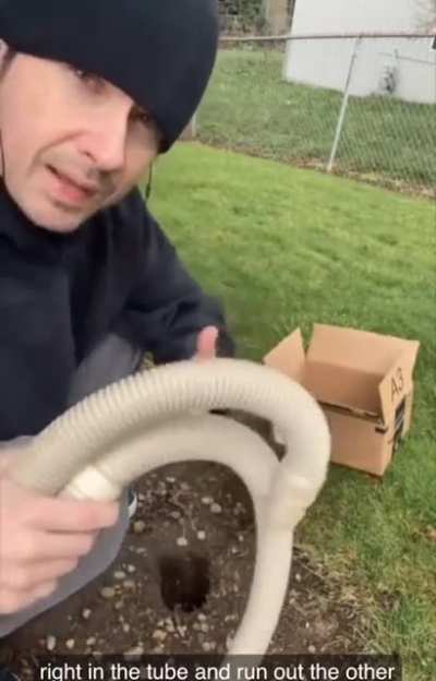 An amateur scientific experiment...