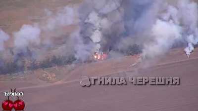 Russian BUK is blown up