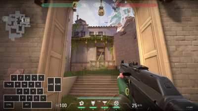 Ascent window and the tape around it are of the same hitbox