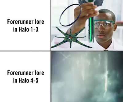 343 did a good job on expanding the forerunner lore