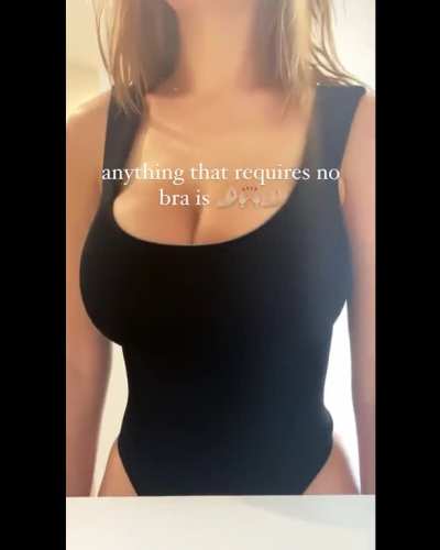 No bra