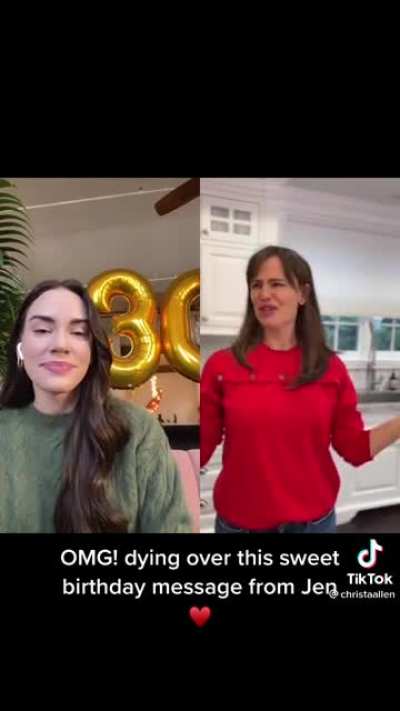 Jennifer Garner Saying Happy Birthday to Her 