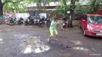 When you step on Potholes
