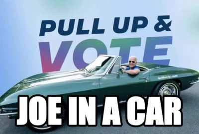 joe in a car