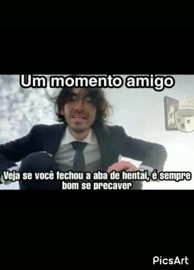 Sempre tome cuidado