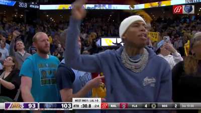 [Highlight] Grizzlies fans going absolutely wild for “Whoop That Trick” in the final seconds of Game 2 vs Lakers