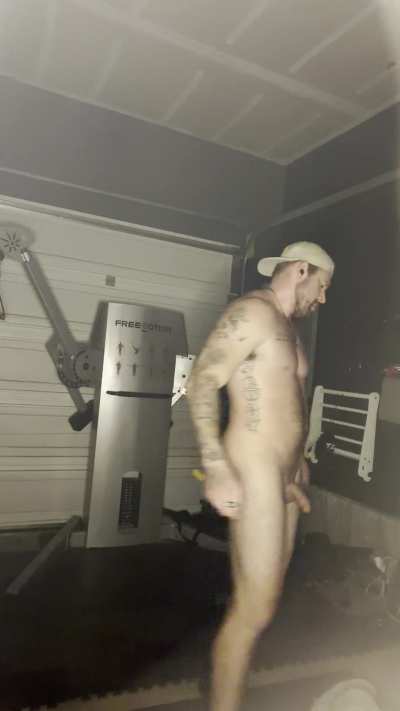Working up a sweat.
