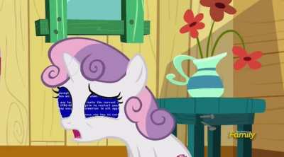 If Sweetie Belle makes a cute drawing....does that count as a 